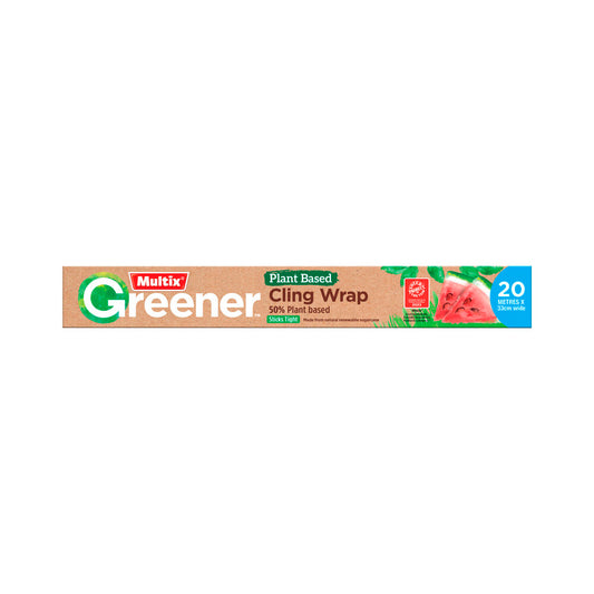 Multix Greener Plant Based Cling Wrap 20m - 1 pack