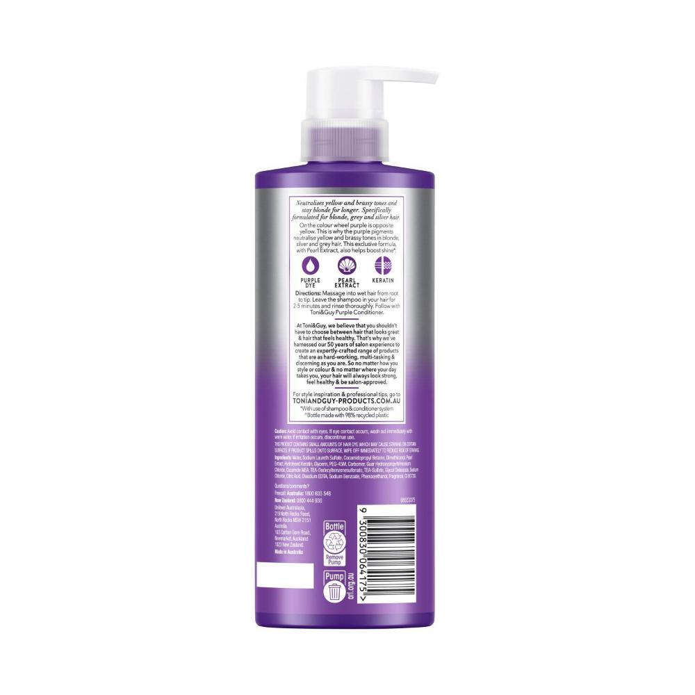 Toni & Guy Shampoo Purple - 600mL