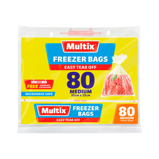Multix Medium Freezer Bags - 80 pack