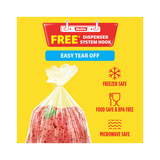 Multix Medium Freezer Bags - 80 pack