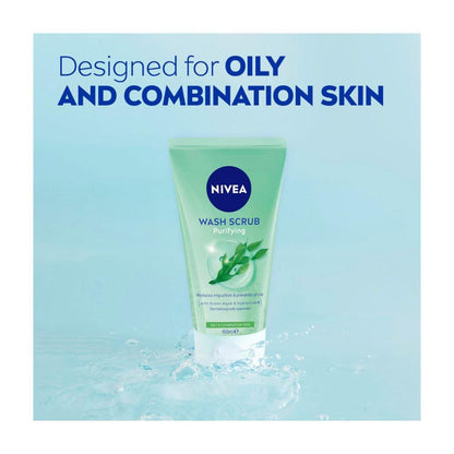 Nivea Daily Essentials Wash And Scrub 2 In 1 - 150mL