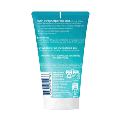 Nivea Daily Essentials Wash Scrub Anti Blemish - 150mL