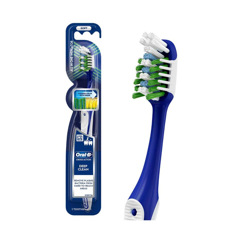 Oral B Cross Action Indicator Toothbrush - 1 Pack