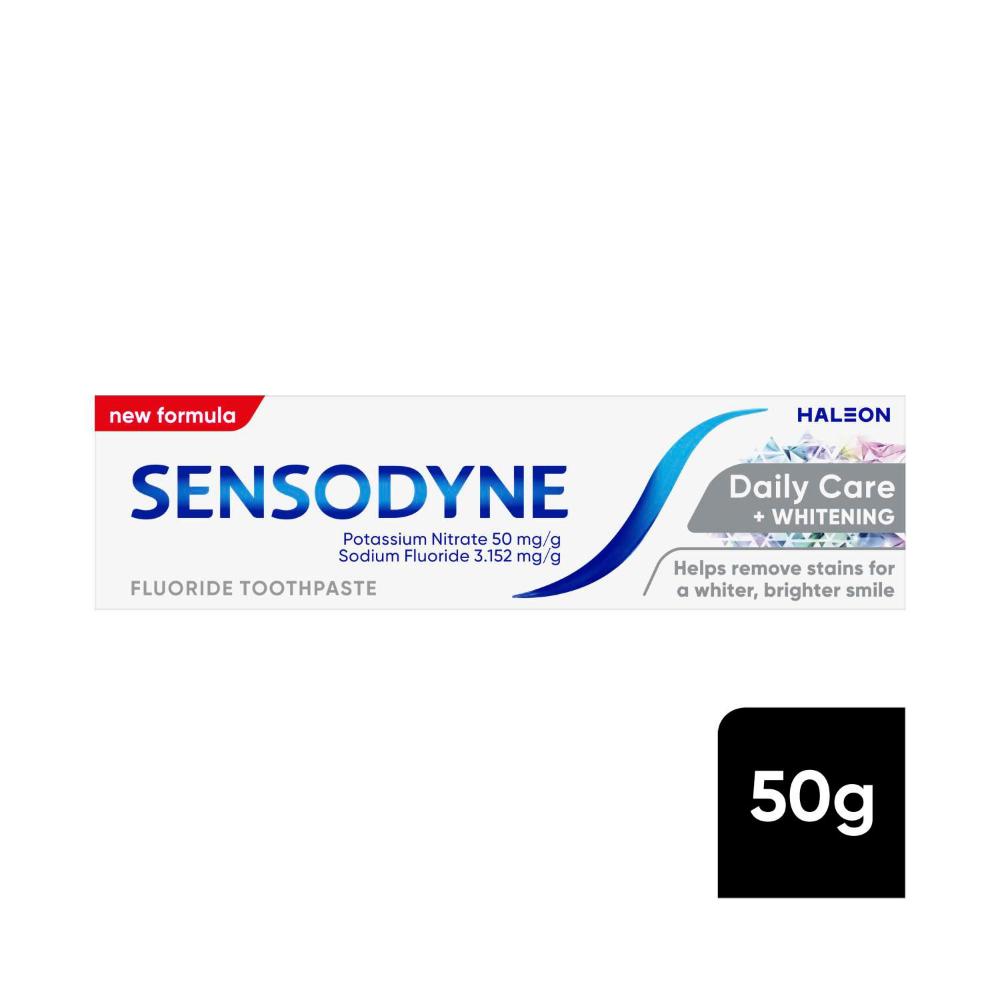 Sensodyne Daily Care and Whitening Toothpaste for Sensitive Teeth - 50g