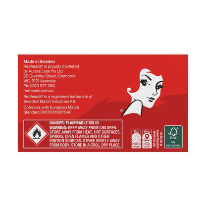 Redheads Extra Long Matches - 90 pack