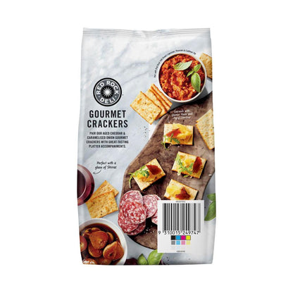 Red Rock Deli Gourmet Crackers Caramelised Onion - 130g