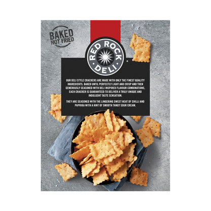Red Rock Deli Sweet Chilli & Sour Cream Deli Style Crackers - 135g