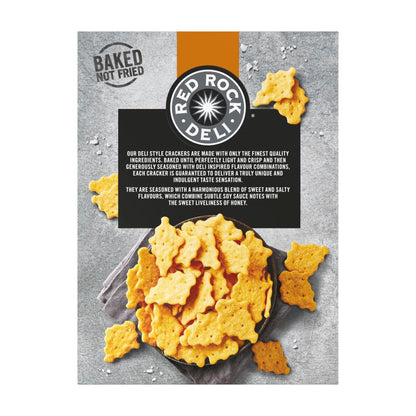 Red Rock Deli Honey Soy Chicken Deli Style Crackers - 135g
