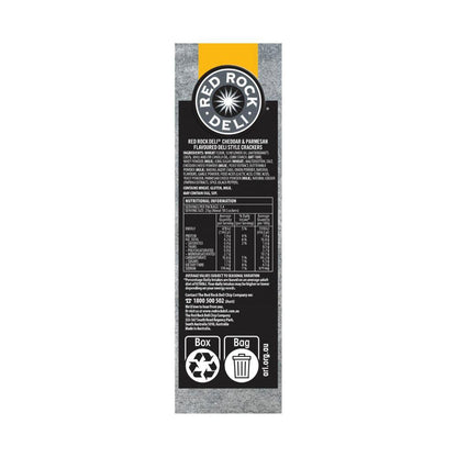 Red Rock Deli Cheddar & Parmesan Deli Style Crackers - 135g