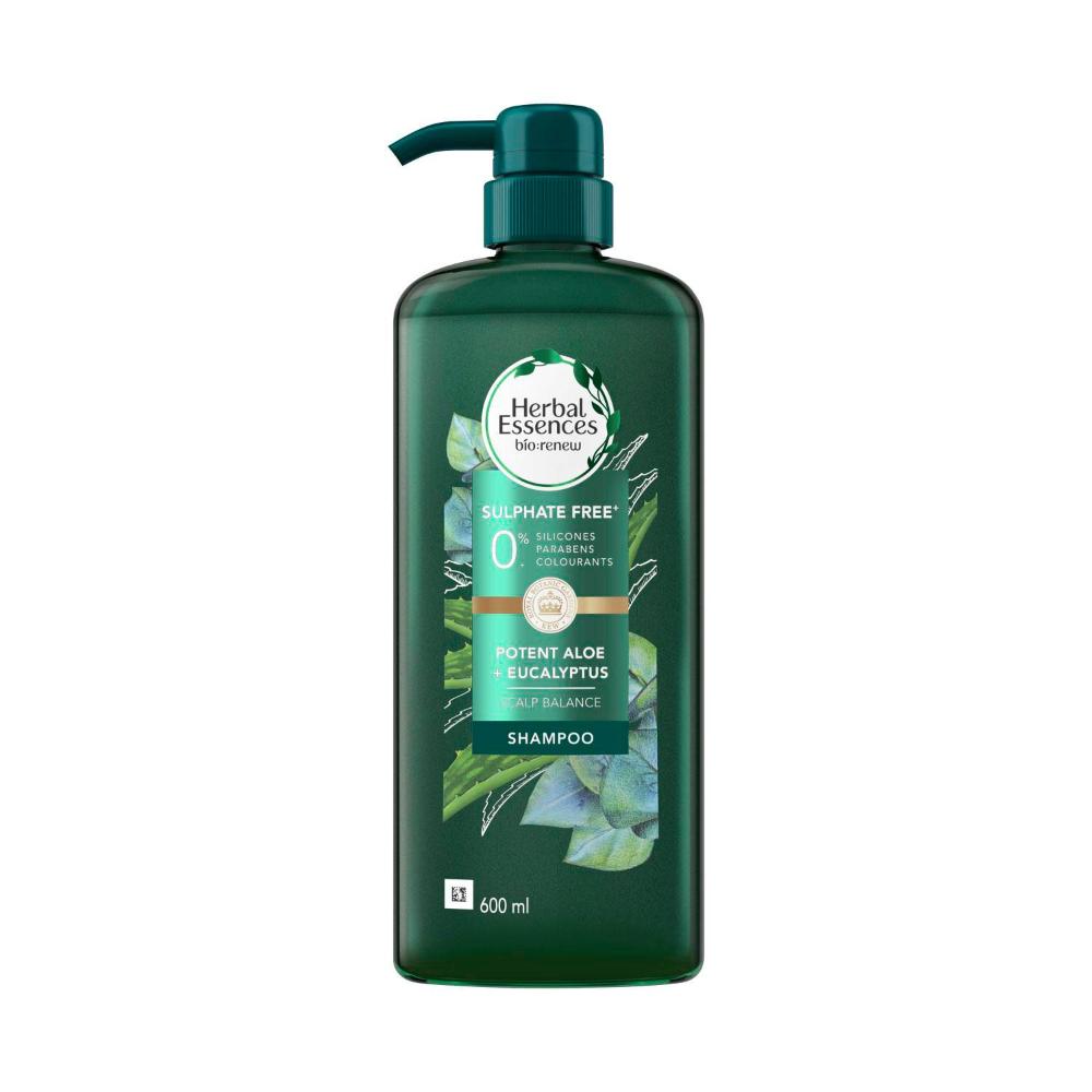 Herbal Essences Potent Aloe Eucalyptus Shampoo - 600mL