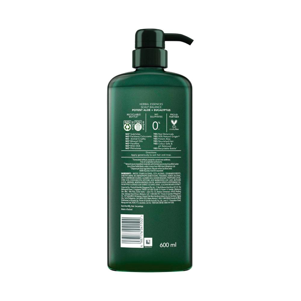 Herbal Conditioner Potent Aloe + Eucalyptus - 600mL