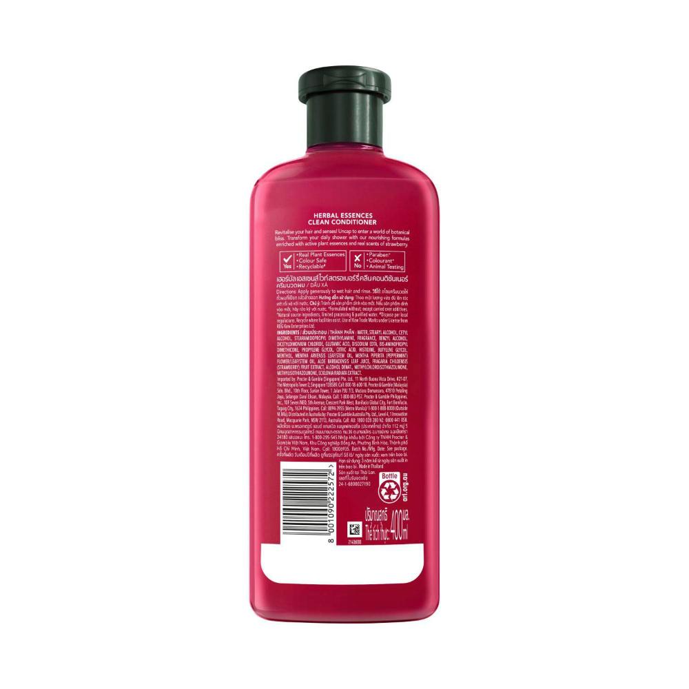 Herbal Essences ean White Strawberry & Mint Conditioner - 400mL