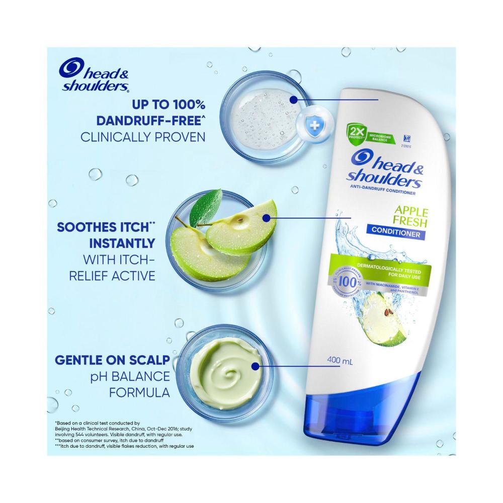 Head & Shoulders Apple Fresh Conditioner - 400mL