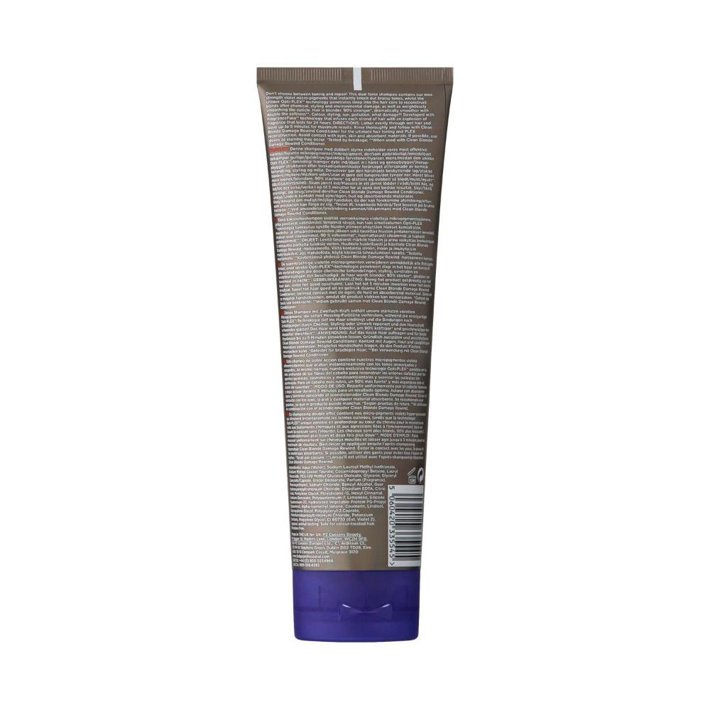 Fudge Professional ean Blonde Damage Rewind Violet Purple Toning Shampoo - 250mL