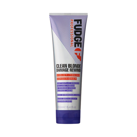 Fudge Professional Clean Blonde Damage Rewind Violet Purple Toning Condit ... 250mL