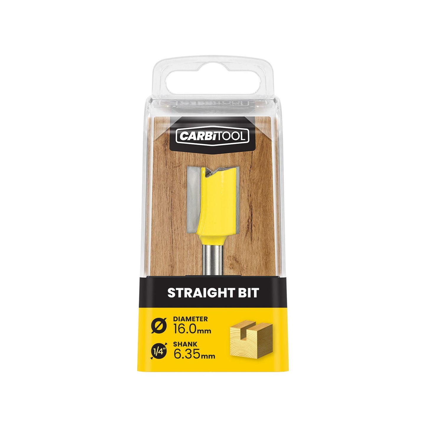 Carbitool TCT Straight Router Bit - 16mm