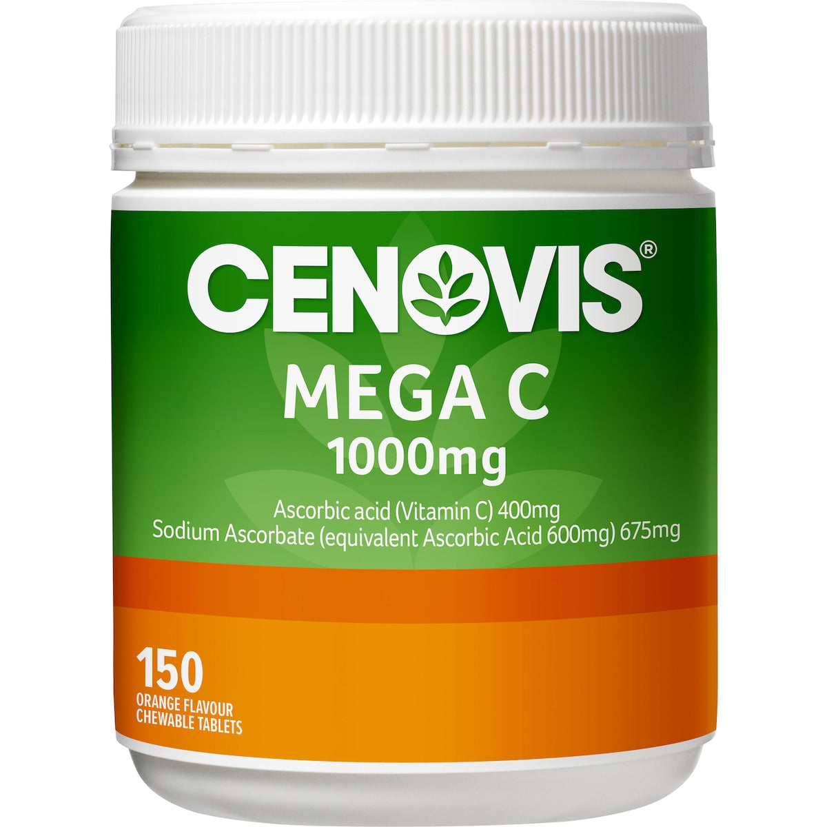 Cenovis Mega C 1000mg Chewable Tablets 150 pack