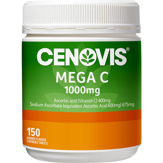 Cenovis Mega C 1000mg Chewable Tablets 150 pack