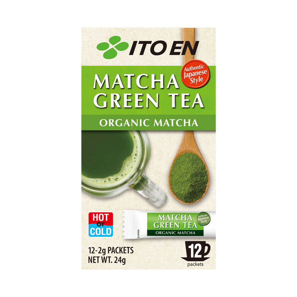 Ito En Matcha Green Tea Organic Matcha Powder - 12 pack