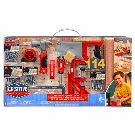 Little Tikes Creative Construction Carpenter Set 489174 Foam Mess-Free