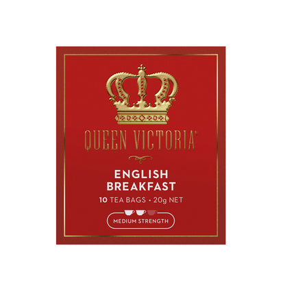 Queen Victoria English Breakfast Tea Bags - 10 pack