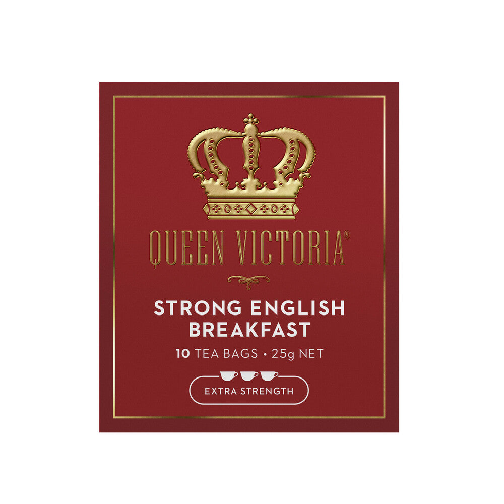 Queen Victoria English Breakfast Extra Strong Tea Bags - 10 pack