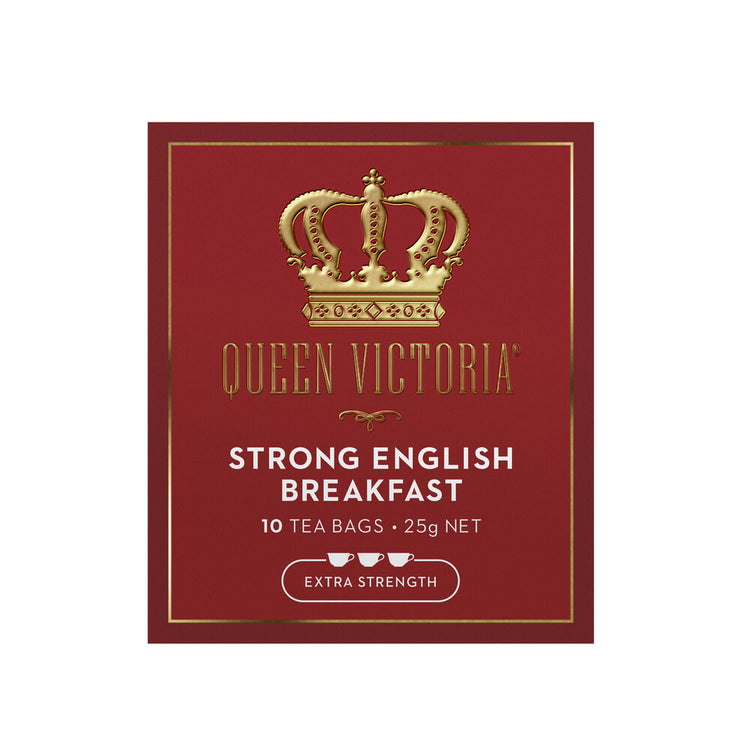 Queen Victoria English Breakfast Extra Strong Tea Bags - 10 pack