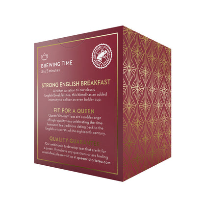 Queen Victoria English Breakfast Extra Strong Tea Bags - 10 pack