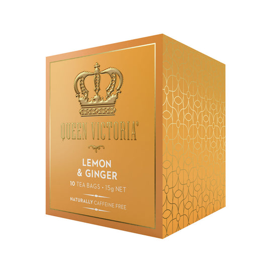 Queen Victoria Lemon & Ginger Tea Bags - 10 pack
