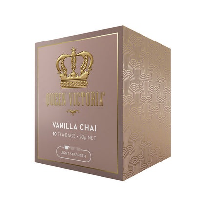Queen Victoria Vanilla Chai Tea Bags - 10 pack
