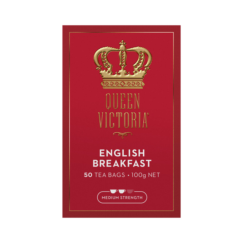 Queen Victoria English Breakfast Tea Bags - 50 pack