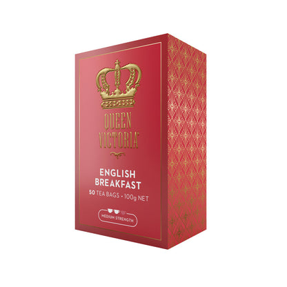 Queen Victoria English Breakfast Tea Bags - 50 pack