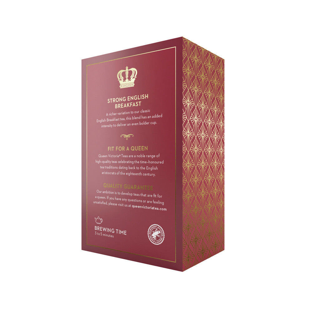 Queen Victoria English Breakfast Extra Strong Tea Bags - 50 pack