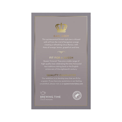 Queen Victoria Earl Grey Tea Bags - 50 pack