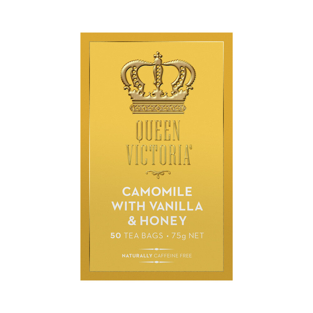 Queen Victoria Honey & Vanilla Camomile Tea Bags - 50 pack