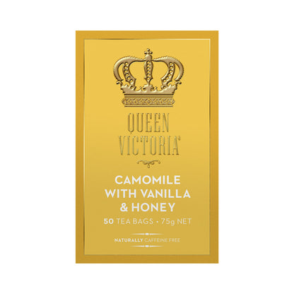 Queen Victoria Honey & Vanilla Camomile Tea Bags - 50 pack