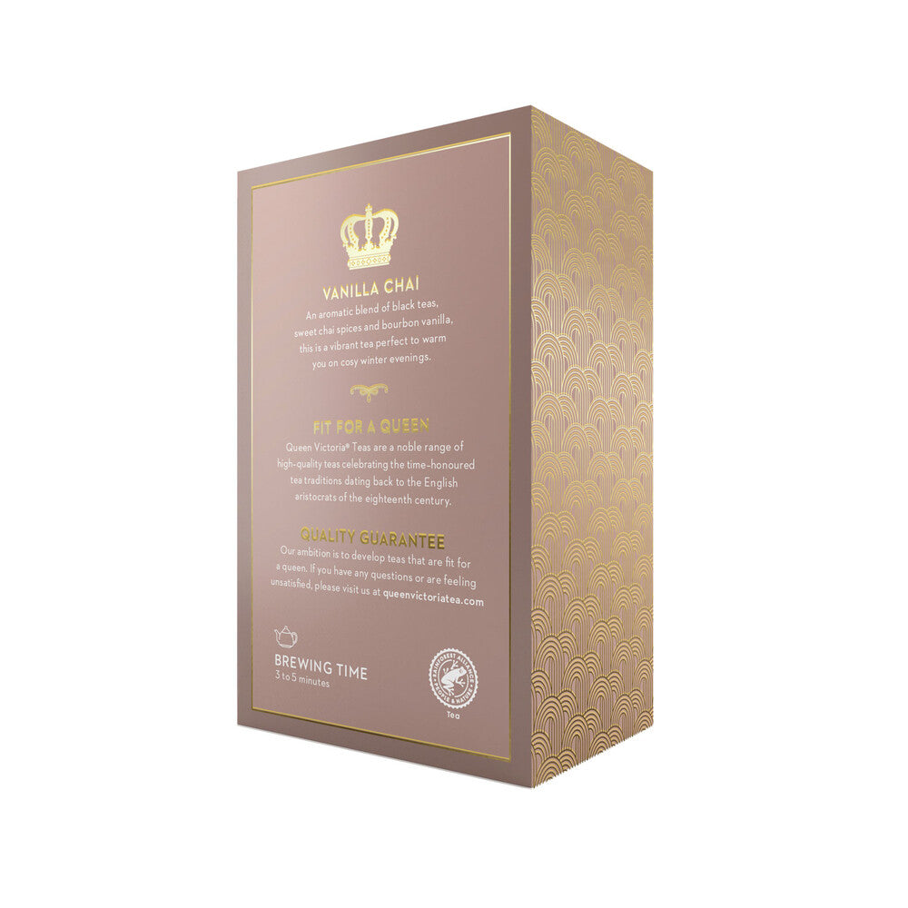 Queen Victoria Vanilla Chai Tea Bags - 50 pack