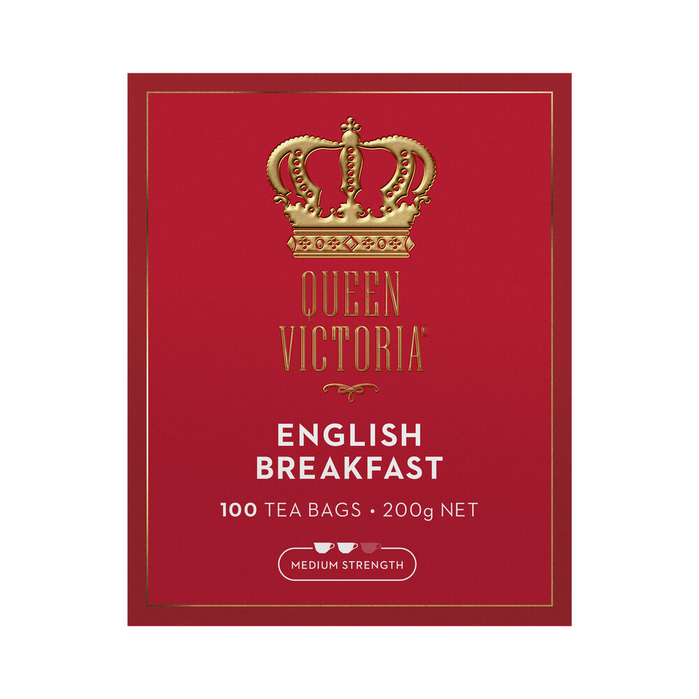 Queen Victoria English Breakfast Tea Bags - 100 pack