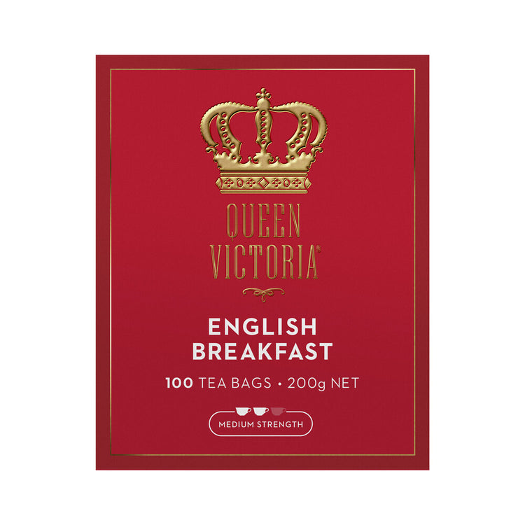 Queen Victoria English Breakfast Tea Bags - 100 pack