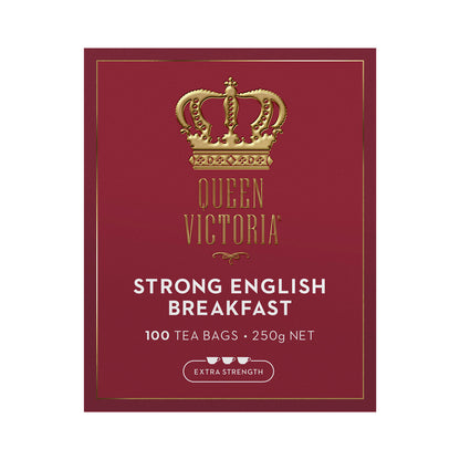 Queen Victoria English Breakfast Extra Strong Tea Bags - 100 pack