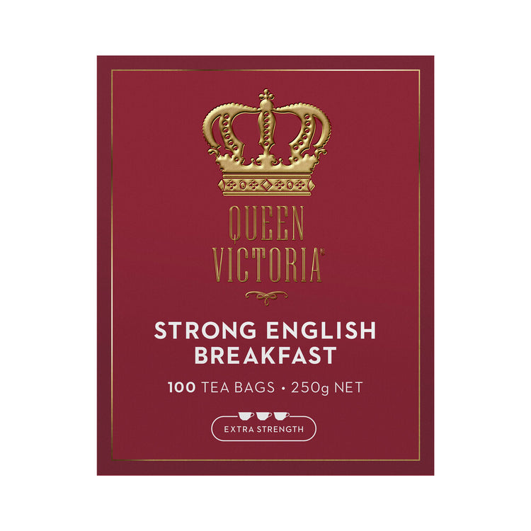 Queen Victoria English Breakfast Extra Strong Tea Bags - 100 pack