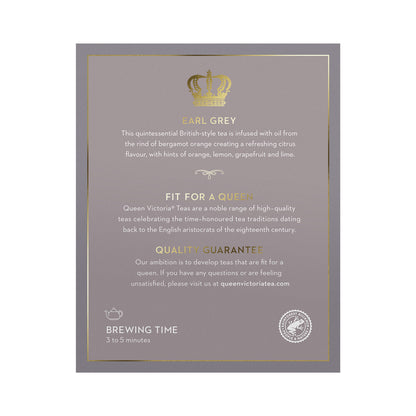 Queen Victoria Earl Grey Tea Bags - 100 pack