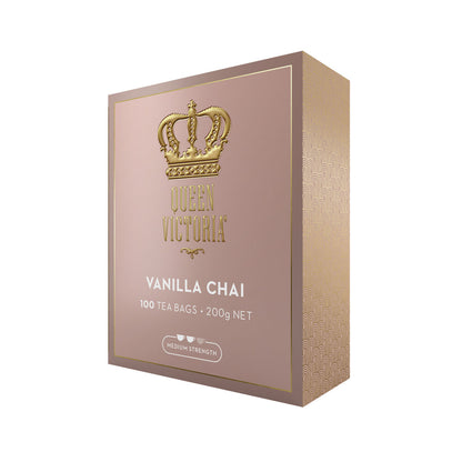 Queen Victoria Vanilla Chai Tea Bags - 100 pack