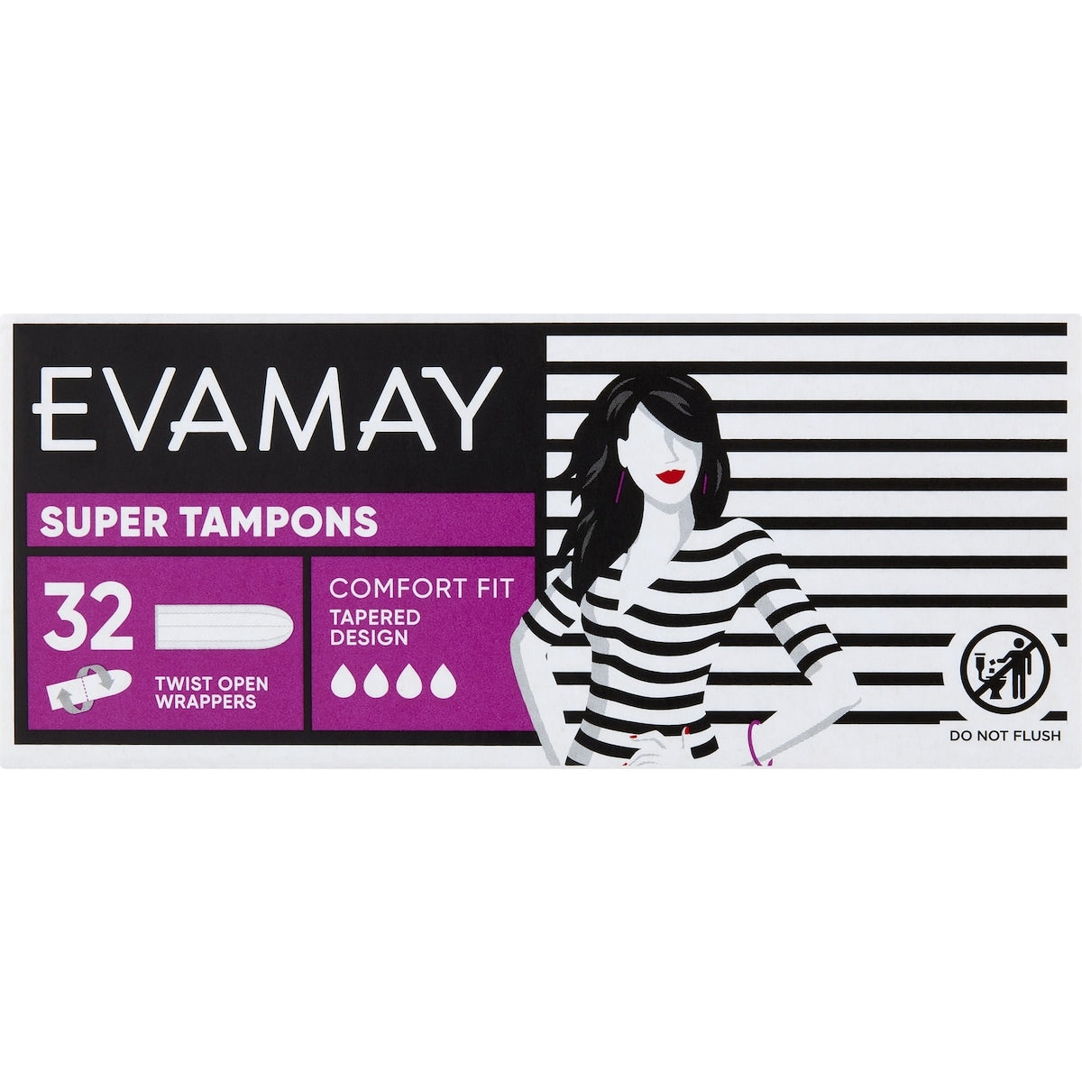 Evamay Super Tampons 32 Pack