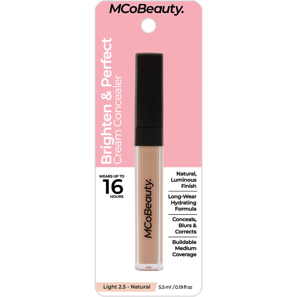 Mcobeauty Brighten & Perfect Cream Concealer Each 2.5 Natural 5ml