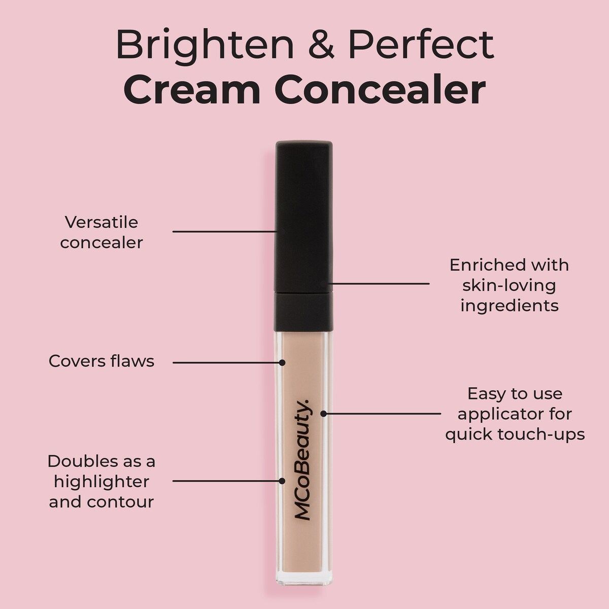 Mcobeauty Brighten & Perfect Cream Concealer Each 2.5 Natural 5ml