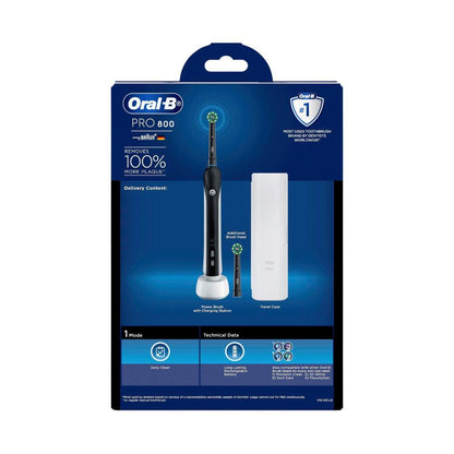 Oral B Pro 800 Cross Action Electric Toothbrush Black - 1 Pack