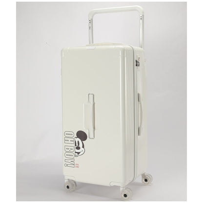 Disney Mickey Trunk Style Trolley Case Tsa Lock White Polycarbonate 79cm