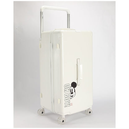 Disney Mickey Trunk Style Trolley Case Tsa Lock White Polycarbonate 79cm