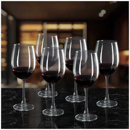 Wine Glasses Party Pack Clear Glass Set of 18 Dishwasher Safe 470mL